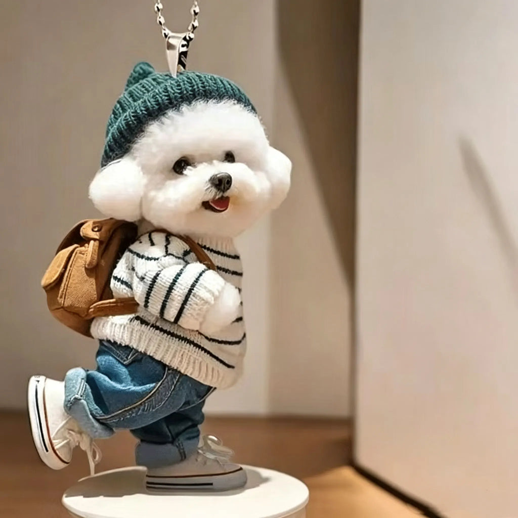 TeddyCharm – Premium 3D Puppy Key Charm