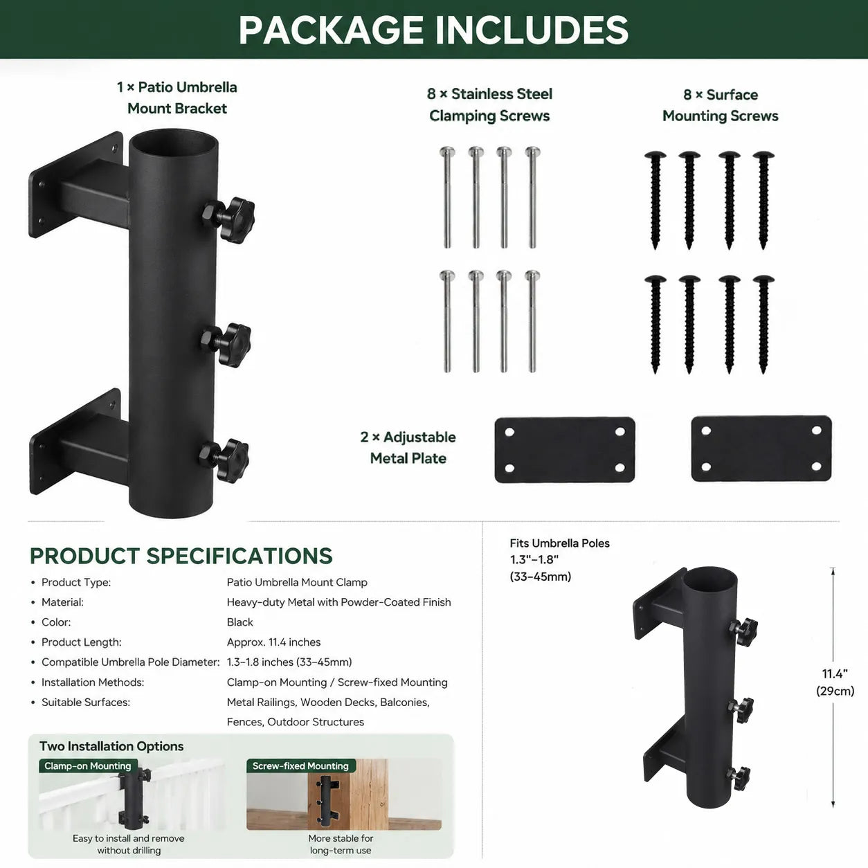 ShadeLock – Premium Deck Mount Umbrella Holder