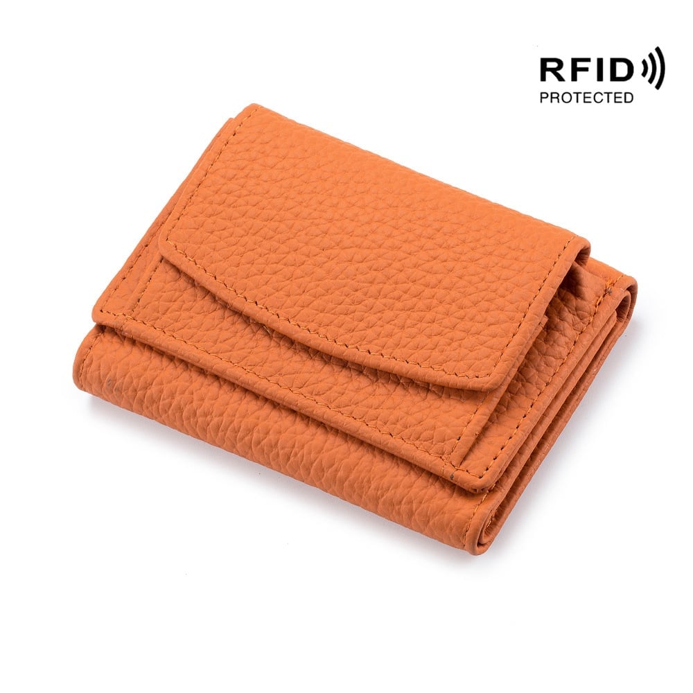 AuraVault - Premium Leather RFID Wallet