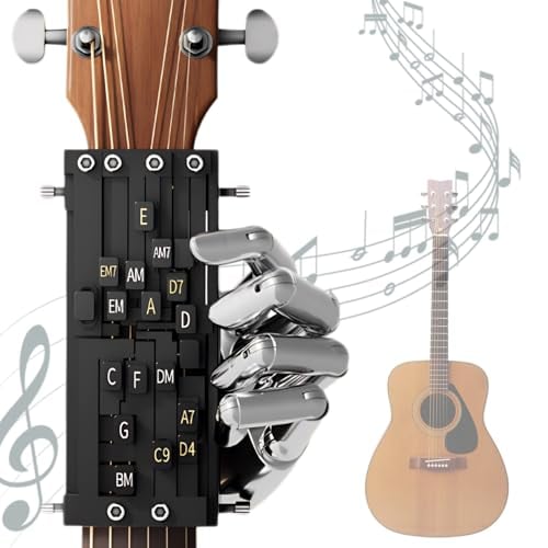 Guitar Chord Trainer - Instant Chord Learning Aid for Acoustic Guitars (38"-42")