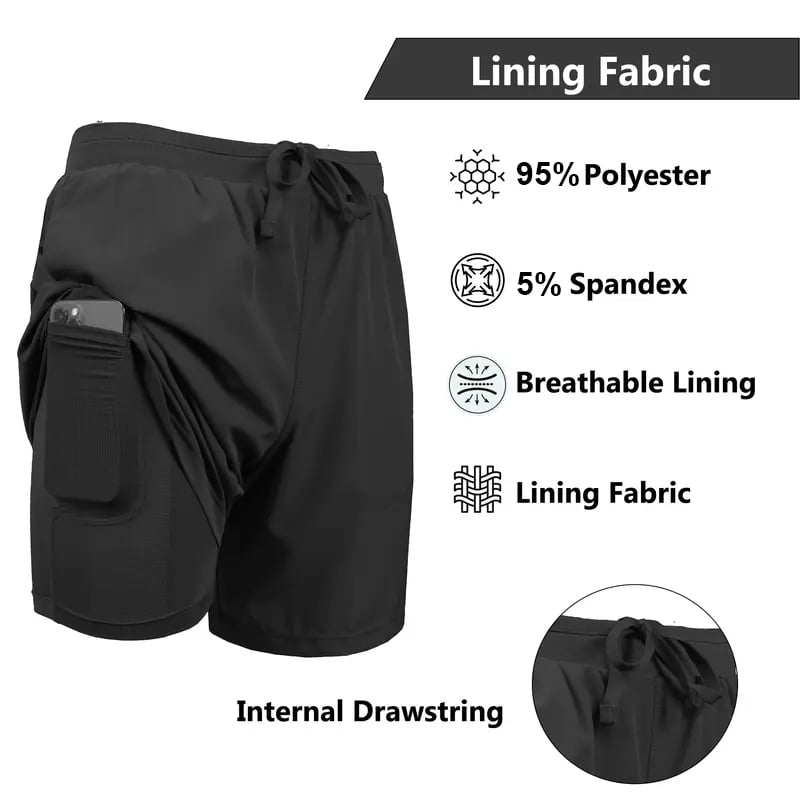 PowerStride – Quick Dry Men’s Sports Shorts