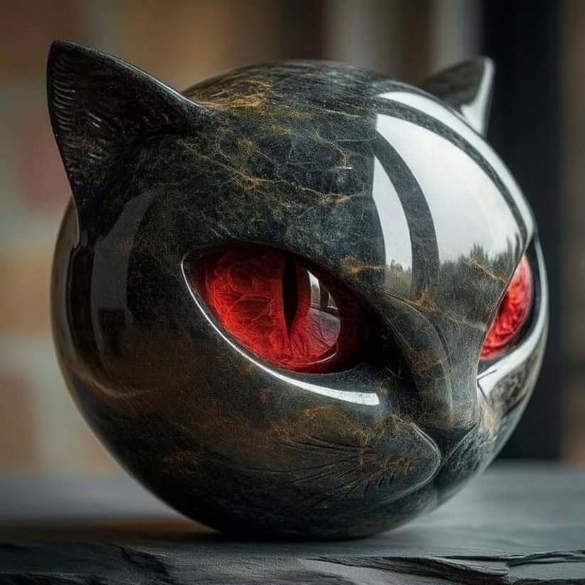 🔥LAST DAY 50% OFF🐈‍⬛Luxury Black Cat Stone Sculpture – Elegant Home Décor & Gift-Ready Art Piece