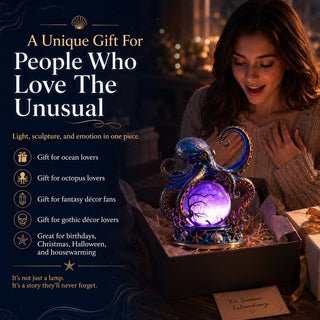 TideMystic – Mystical Octopus Crystal Ball Light