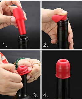 SipSaver - Silicone Wine Stopper | Preserve Flavor & Aroma Longer