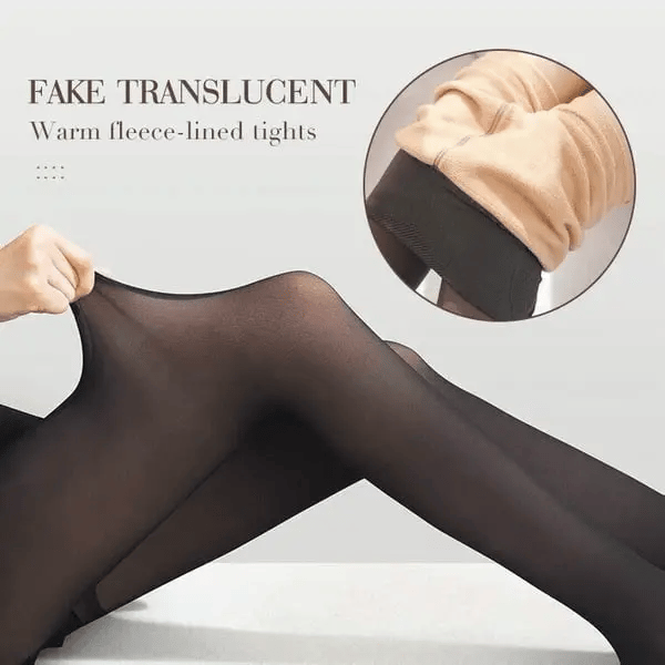 Sculpt & Snuggle - High-Waist Winter Pantyhose
