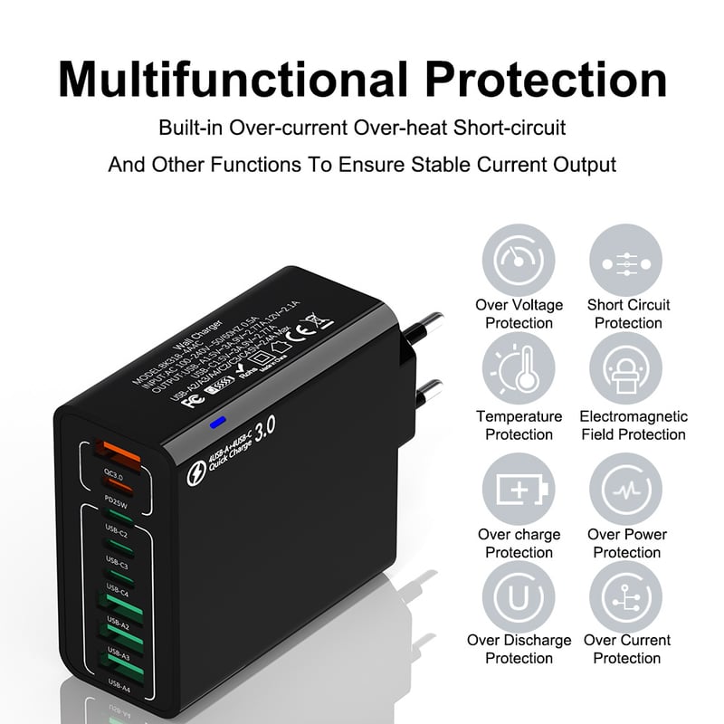 VoltHub | 8-Port Fast USB Charging Station