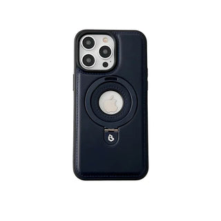 Super Luxury Invisible Stand iPhone Leather Case marnetic