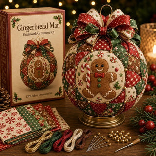 MerryStitch – Handmade Christmas Patchwork Ornament Kit
