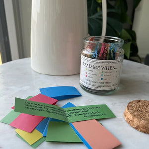 FaithfulWords - Inspirational Bible Verses Jar