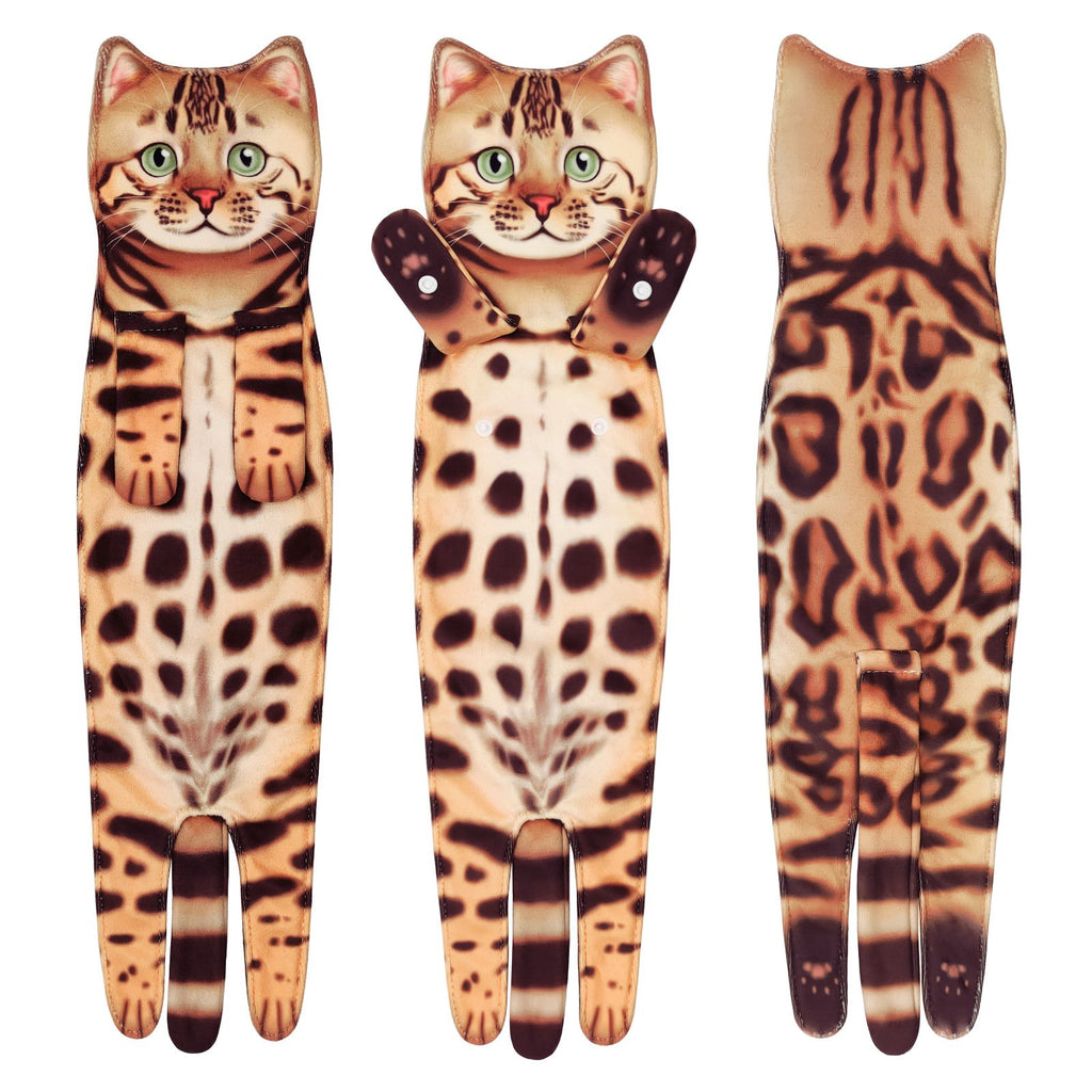 PurrSoft – Cute Cat Microfiber Hand Towel