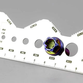 SteelMeasure – Double-Sided Bolt Gauge Tool