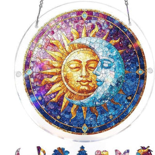 EmeraldFlame –  Acrylic 80 Pcs Suncatcher Puzzle
