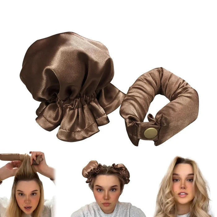 Satin Heatless Curling Buns Set marnetic