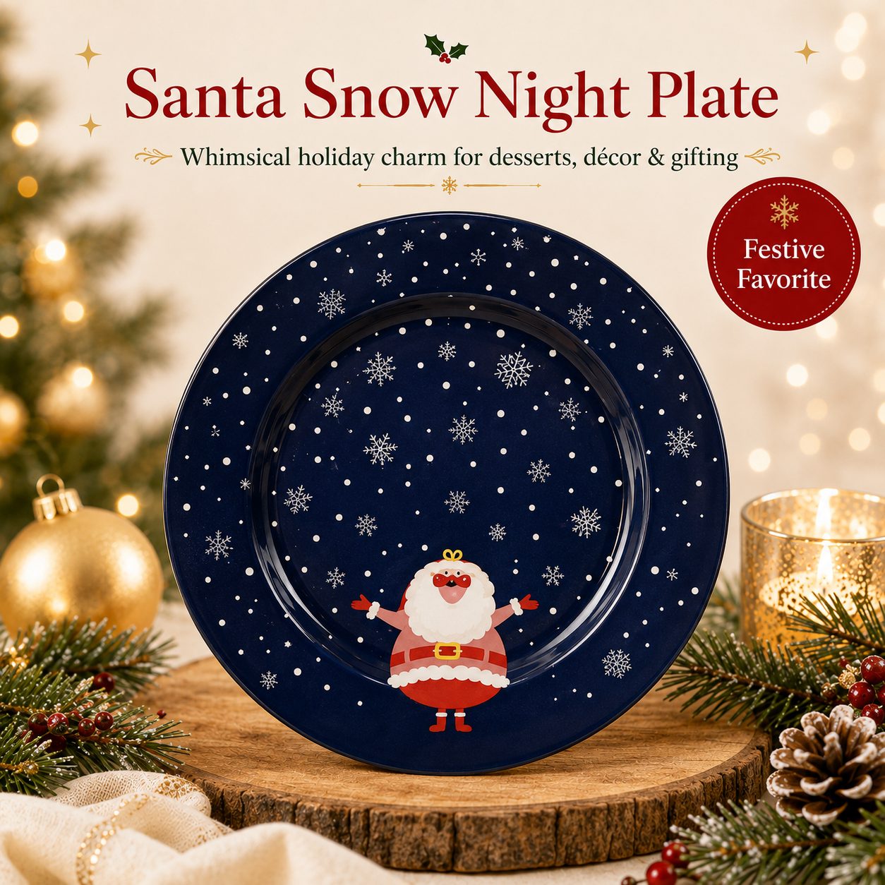MerryTable – Festive Christmas Plate Collection