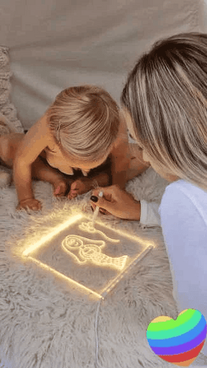 LuminaScribe - LED Note Board with Colors marnetic