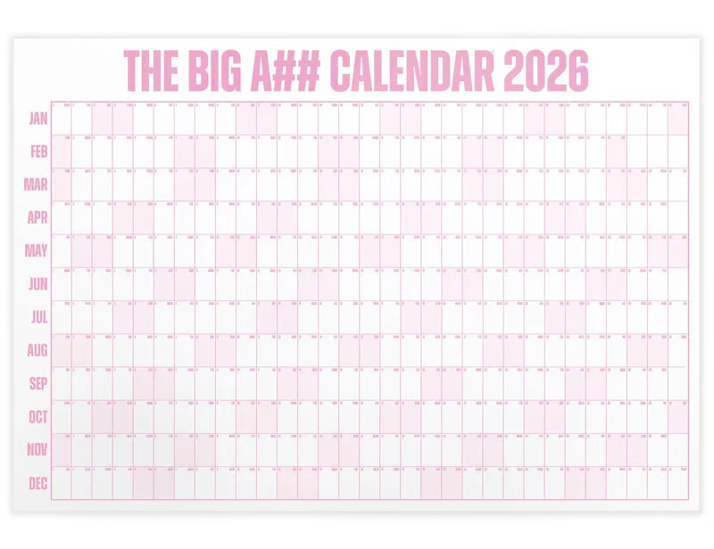 📅The Big A## Calendar 2026 - Flexible Dry-Erase Material