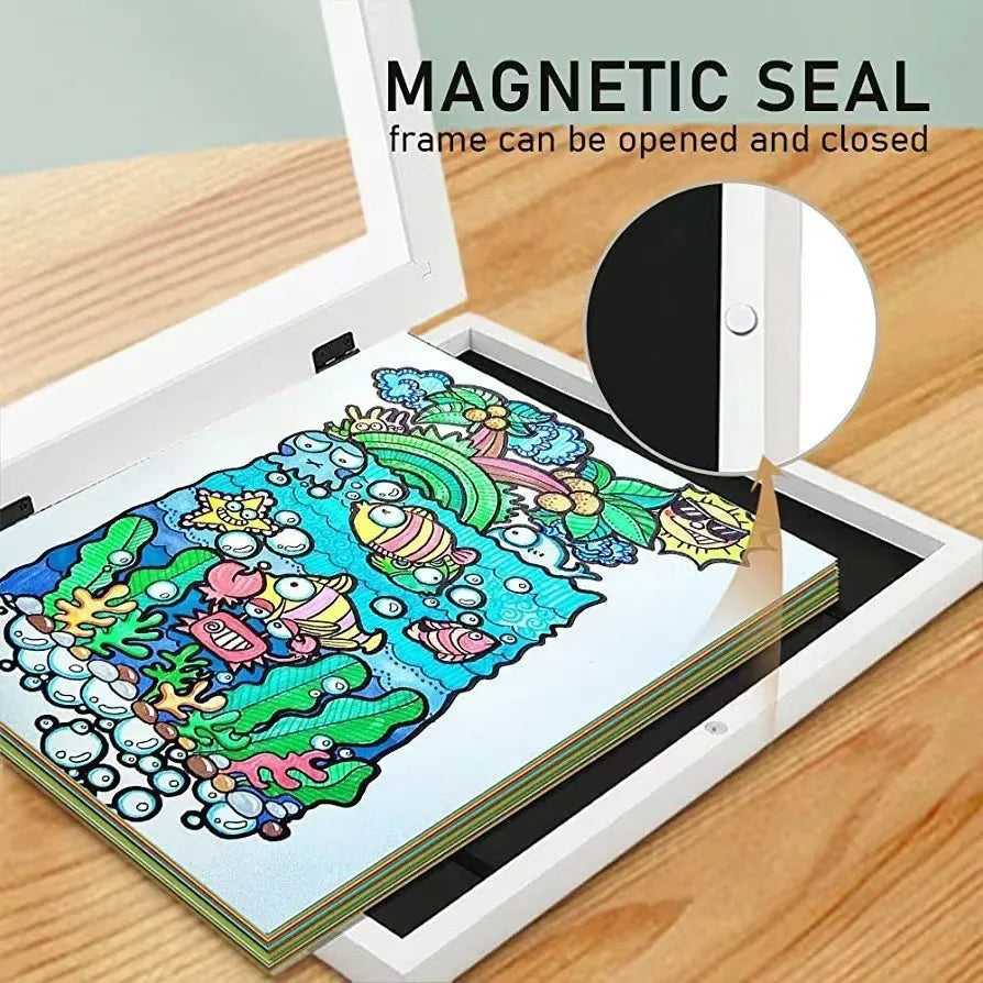CreativeNest - Innovative Kids Art Frame