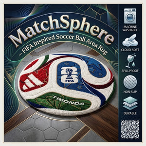 MatchSphere – FIFA Inspired Soccer Ball Area Rug