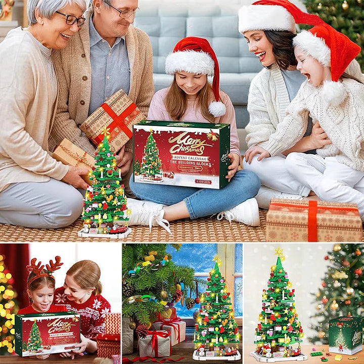 FestiveBuilder - Christmas Tree Toy Set