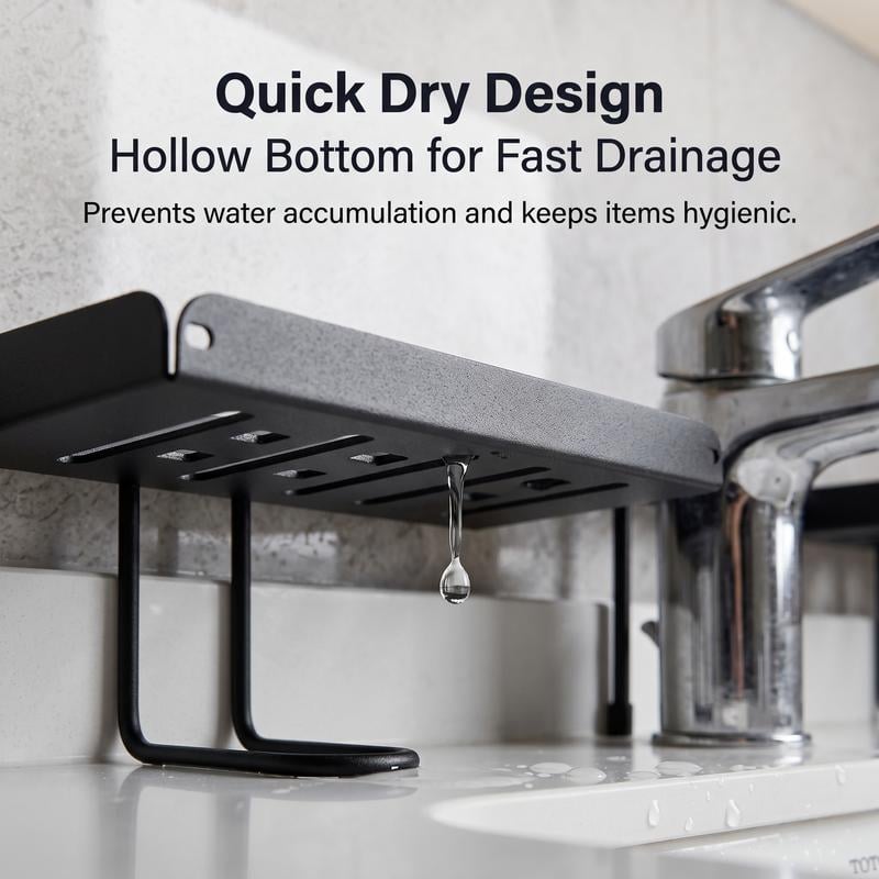 SpaceLedge – Adjustable Multi Room Countertop Shelf