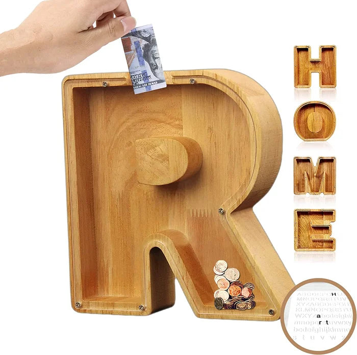 SmoothSaver - Handcrafted Wooden Piggy Bank