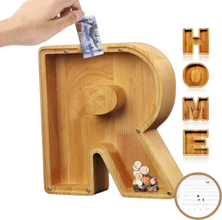 SmoothSaver - Handcrafted Wooden Piggy Bank