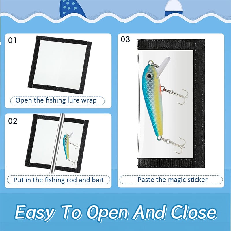 TackleGuard - Clear Lure Wraps - Protect & Organize Your Hooks