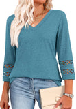 VivaVee | Trendy Long Sleeve V-Neck Tee