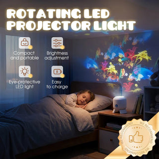 OceanGlow – Rotating LED Light Projector