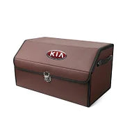 AutoNest - Elegant Leather Trunk Organization System