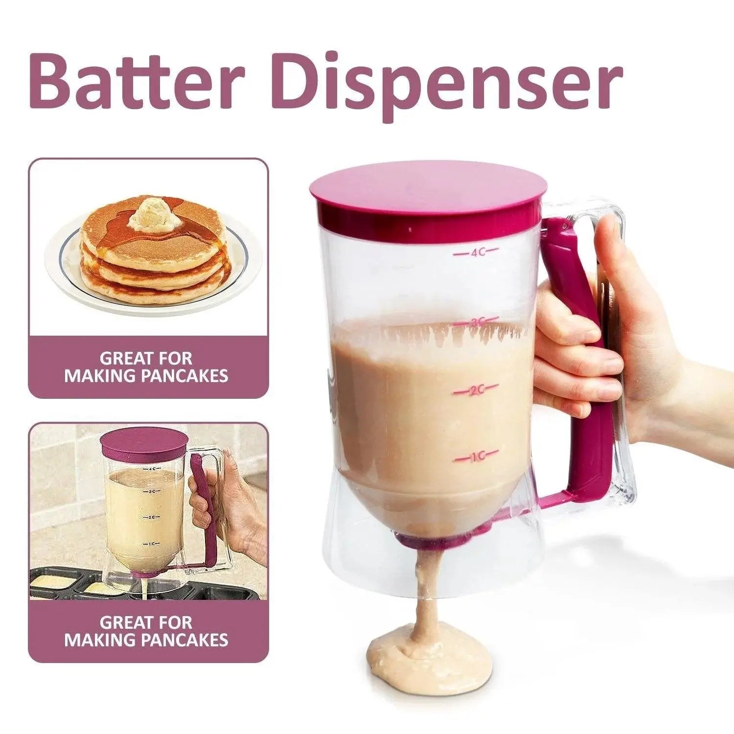 Pancake Batter Dispenser marnetic