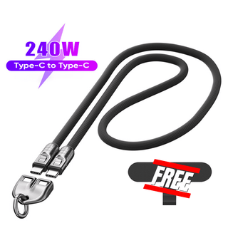 ChargeBand - Wearable 240W Fast-Charge Cable