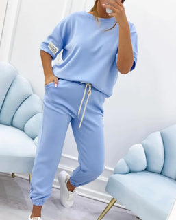 CasualCharm - Relaxed Cotton-Linen Outfit