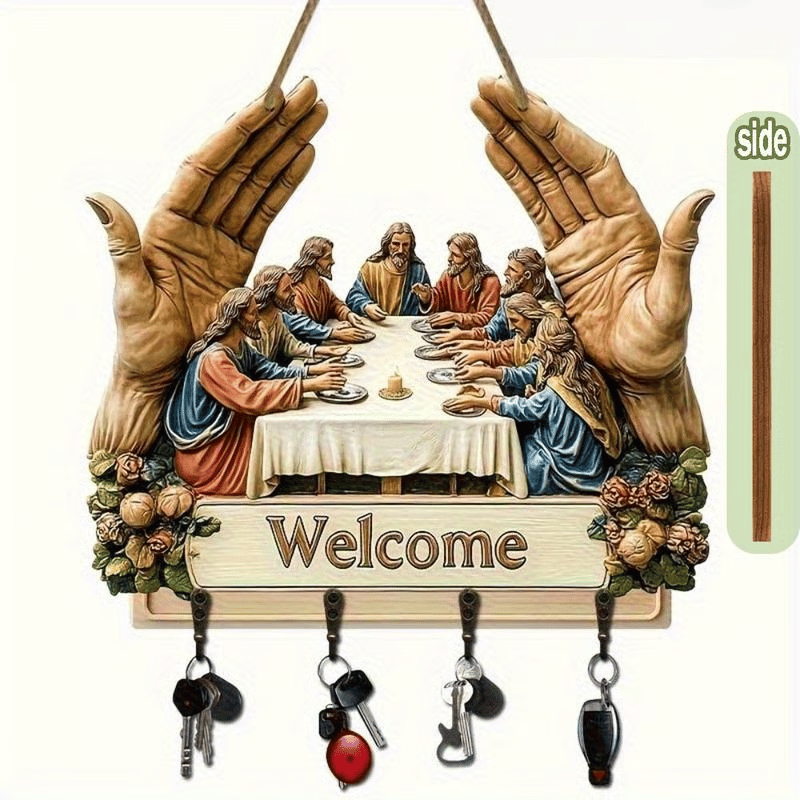 Cross & Cradle - Nativity-Themed Christian Wall Decor