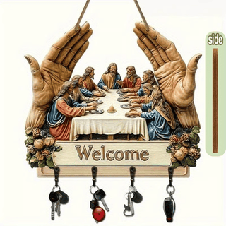 Cross & Cradle - Nativity-Themed Christian Wall Decor
