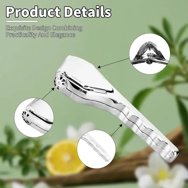 🍋Zinc alloy Stainless Steel Citrus Squeezer