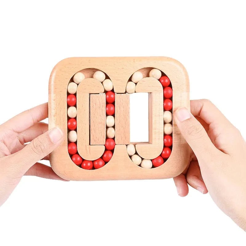 BeanMaze - Wooden Rotating Brain Toy
