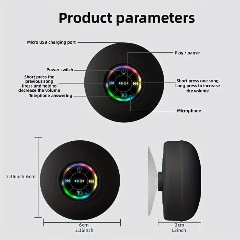 GlowSound - Mini Waterproof Speaker