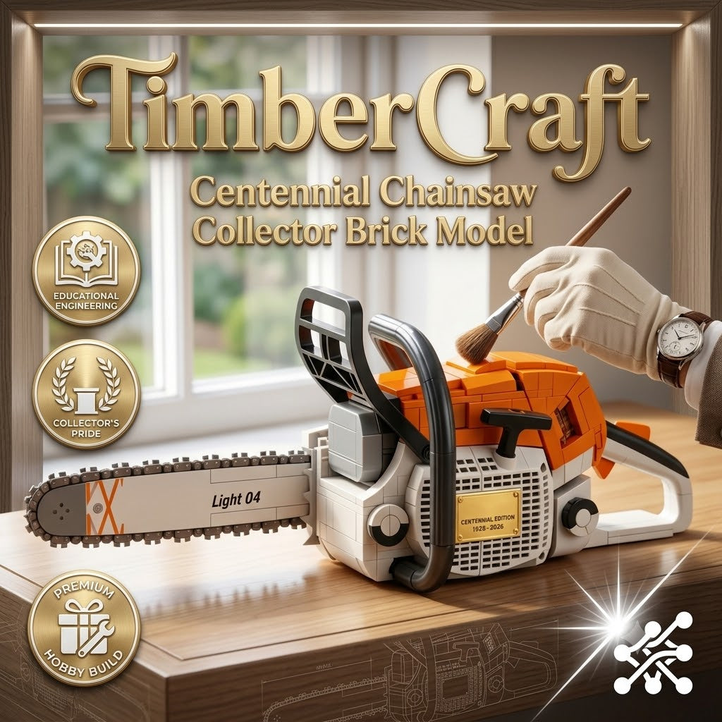 TimberCraft – Centennial Chainsaw Collector Brick Model