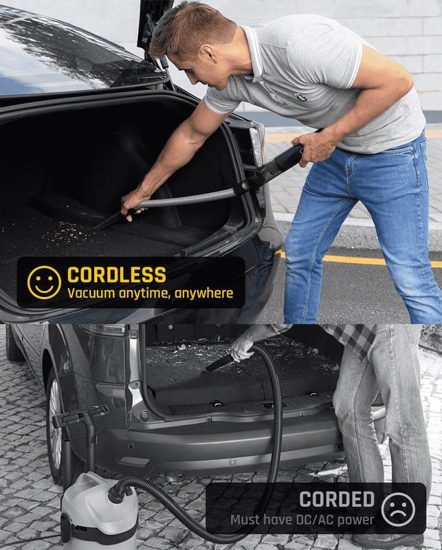 CleanDrive – Slim Cordless Car Vacuum