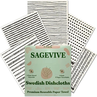 FreshFiber - Ultra-Absorbent Swedish Dishcloth Set