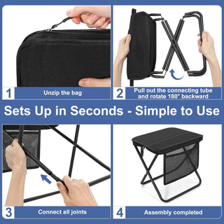 TrailRest – Portable Folding Camping Stool