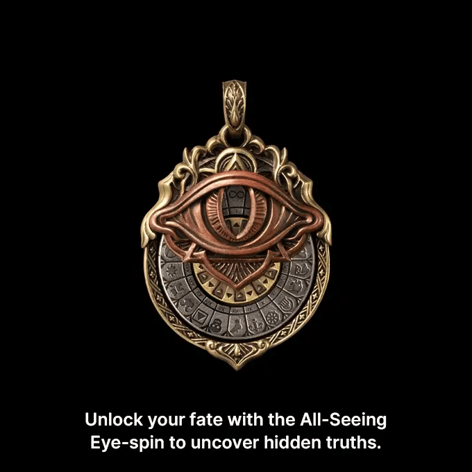 MysticEye – Handcrafted Tarot Eye Pendant