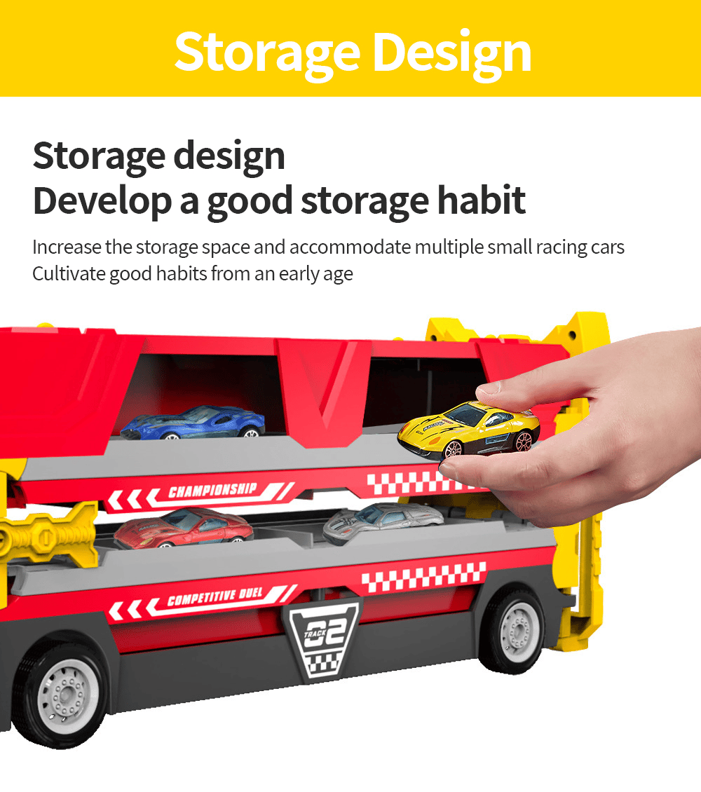 MotoMorph - Giant Racing Truck with Ejector Track