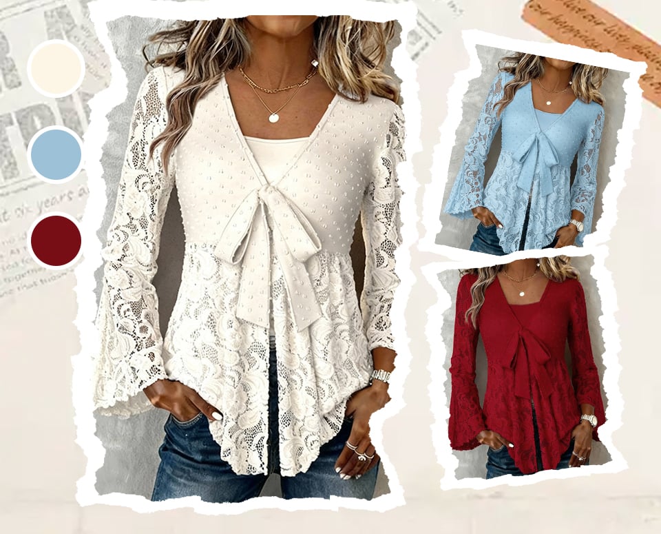 UrbanGrace - Women’s V-Neck Blouse