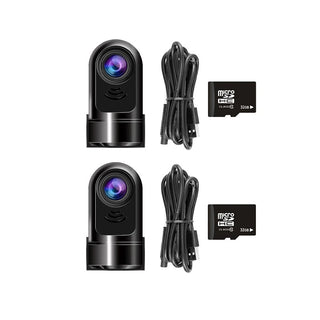 DriveVista – 1080P 360° Rotating Mini ADAS Dashcam