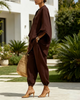 BelleVogue – Wide Leg Pants Set