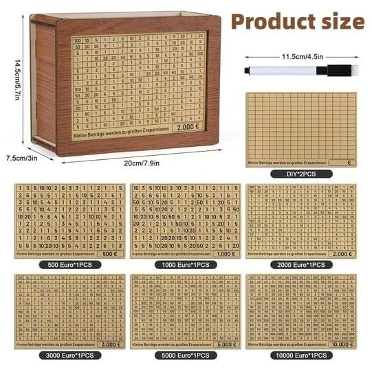 VaultCraft - Premium Wooden Savings Box