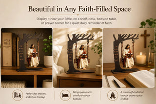 FaithGrace – Christian Jesus Swing Table Ornament