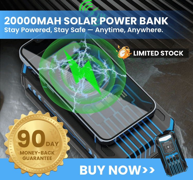 RayMax - Outdoor Solar Charger & Emergency Power Solution